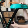 Vélo d'Appartement Pliable – 8 Niveaux de Résistance, Écran LCD Multifonction, Confort avec Dossier