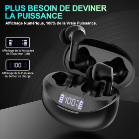 Écouteurs Bluetooth Sport - Son Hi-Fi, 35h Playtime, Ergonomique, Bluetooth