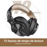 Casque Bluetooth sans Fil - Qualité Sonore, Autonomie 72h+, Micro Antibruit, Port de Partage, Confort