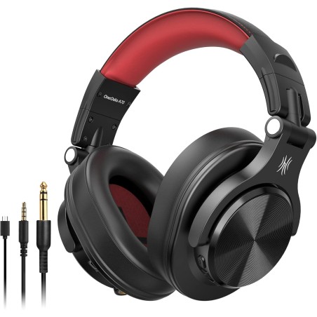 Casque Bluetooth sans Fil - 72h+ d'Autonomie, Qualité Sonore, Micro Antibruit, Port de Partage, Confort