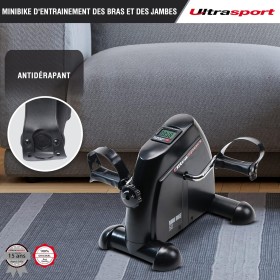 Vélo d'Appartement Compact – Pédalier Réglable, Écran LCD, Résistance Ajustable