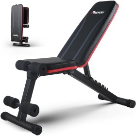 Banc de Musculation Multifonction Pliable – 7 Positions Réglables, Robuste et Compact