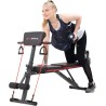 Banc de Musculation Multifonction Pliable – Réglable en 7 Positions, Compact, Confort Optimal