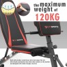 Banc de Musculation Multifonction Pliable – Réglable en 7 Positions, Compact, Confort Optimal