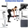 Banc de Musculation Pliable avec Support pour Haltères – Réglable, Confortable, Compact