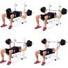 Banc de Musculation Pliable avec Support pour Haltères – Réglable, Confortable, Compact