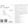 Faltbares Rudergerät mit 8 Widerstandsstufen - Magnetischer Widerstand, LCD-Multifunktionsbildschirm, kompakt und geräuscharm