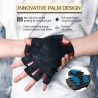 Gants de Fitness Respirants Rouge - Confort Optimal pour Haltérophilie et Entraînement