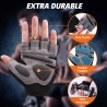 Gants de Fitness Respirants Gris - Confort Optimal pour Haltérophilie et Entraînement