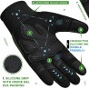 Gants de Fitness Respirants Armée Verte - Confort et Performance pour Haltérophilie et Entraînement