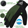 Gants de Fitness Respirants Armée Verte - Confort et Performance pour Haltérophilie et Entraînement