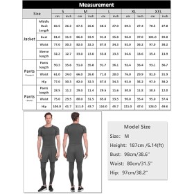 Ensemble Compression Homme 3 Pièces Gris - Tee Shirt, Legging, Pantalon de Sport pour Fitness