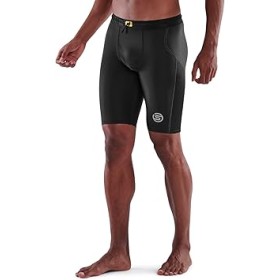 Cuissard de Compression Homme Noir - Sport et Fitness, 76% Polyamides, 24% Élasthanne