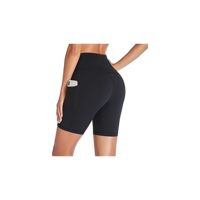 Legging de Sport Femme Taille Haute Noir - Confort Extensible pour Gym et Yoga