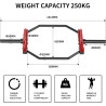 Barre Hexagonale Olympique - Trap Bar pour Soulevé de Terre et Squats