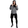 Ensemble de Compression Fitness Homme 5 Pièces - Haut, Chemise, Leggings, Short pour Entraînement et Course Cendre, Bleu