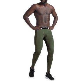 Ensemble de Compression Fitness Homme 5 Pièces - Haut, Chemise, Leggings, Short pour Entraînement et Course Bleu azur, Vert kaki