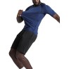 Ensemble de Compression Fitness Homme 5 Pièces - Haut, Chemise, Leggings, Short pour Entraînement et Course Bleu azur, Vert kaki