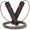 Corde à Sauter - Réglable pour Enfants et Adultes, Antidérapante, Câble en Acier pour Fitness, Crossfit, Boxe (2.8M)