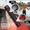 Corde à Sauter - Réglable pour Enfants et Adultes, Antidérapante, Câble en Acier pour Fitness, Crossfit, Boxe (2.8M)