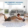 Rouleau Abdominal Robuste avec Tapis - Stable et Silencieux