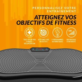 Plaque Vibrante - Vibrations Silencieuses, Bluetooth, et 180 Niveaux de Vitesse