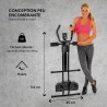 Appareil Abdominal Pliable avec Ordinateur - 5 Niveaux de Difficulté, Polyvalent et Compact