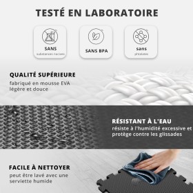 Tapis de Sol Fitness - Protection de Qualité pour Salle de Sport et Maison