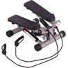 Step Musculation avec Affichage LCD - Renforcement Musculaire et Cardio Compact, Robuste et Résistance Réglable