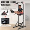 Tour de Musculation Multifonctionnelle - Barre de Traction, Dip Station, Stable et Confortable