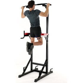 Tour de Musculation Multifonctionnelle - Barre de Traction, Dip Station, Stable et Confortable