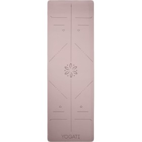 Tapis de Yoga Antidérapant, Double Face avec Repères d’Alignement et Épaisseur Optimale pour Confort et Stabilité