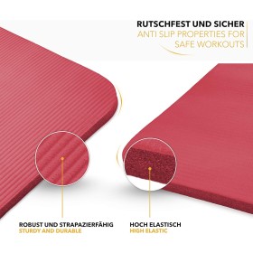 Tapis de Fitness - Confort Optimal pour Yoga, Pilates et Sport