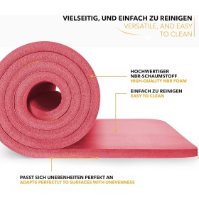 Tapis de Fitness - Confort Optimal pour Yoga, Pilates et Sport