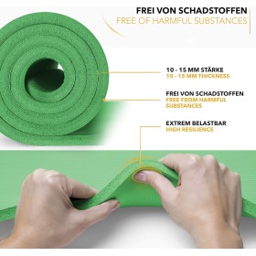 Tapis de Fitness - Confort Premium pour Yoga, Pilates et Sports Divers