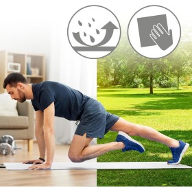 Tapis de Fitness Polyvalent - Confortable et Antidérapant